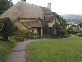 Selworthy village, owned entirely by the National Trust